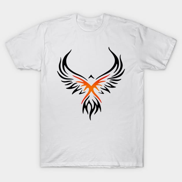 Rising Phoenix T-Shirt by Kustom Kreations